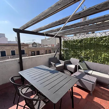 Апартаменты Terrace Apartment With Direct View To Sagrada Familia
