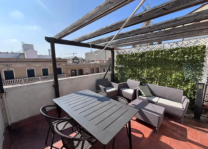 Апартаменты Terrace Apartment With Direct View To Sagrada Familia